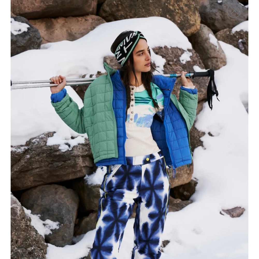 FP Movement by Free People Ski Snow Pants blue Bonny  . size S